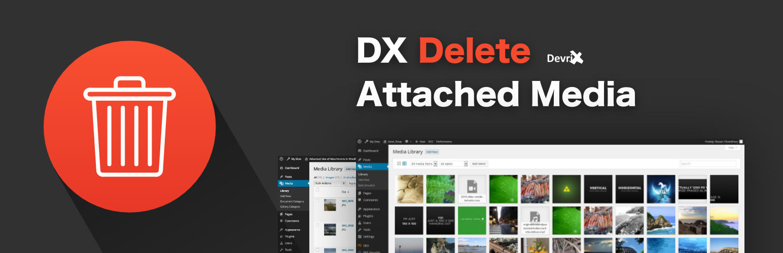 DX Delete Attached Media