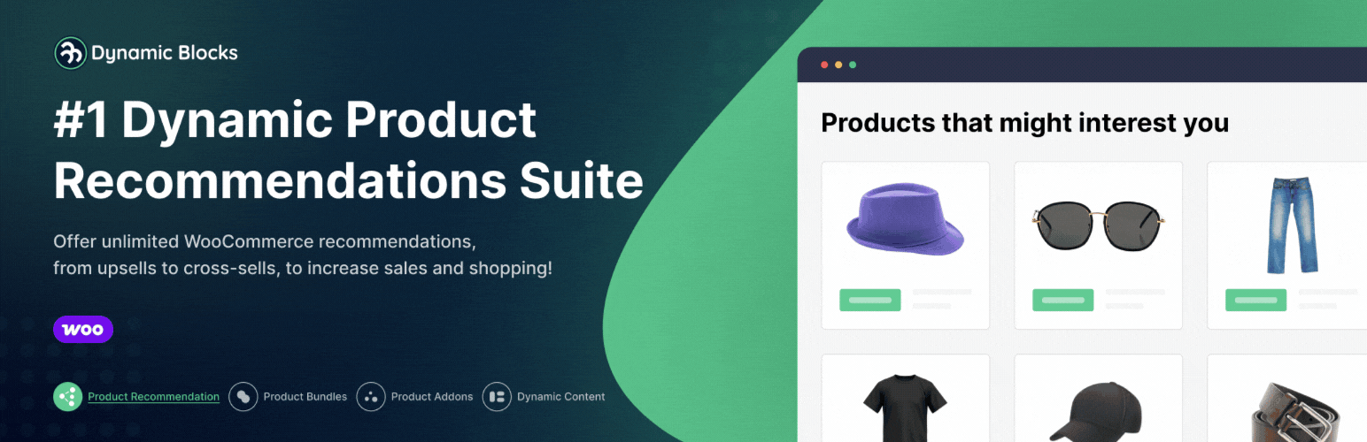 DynamicBlocks – Product Recommendations & Bundles for WooCommerce