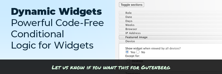 Dynamic Widgets