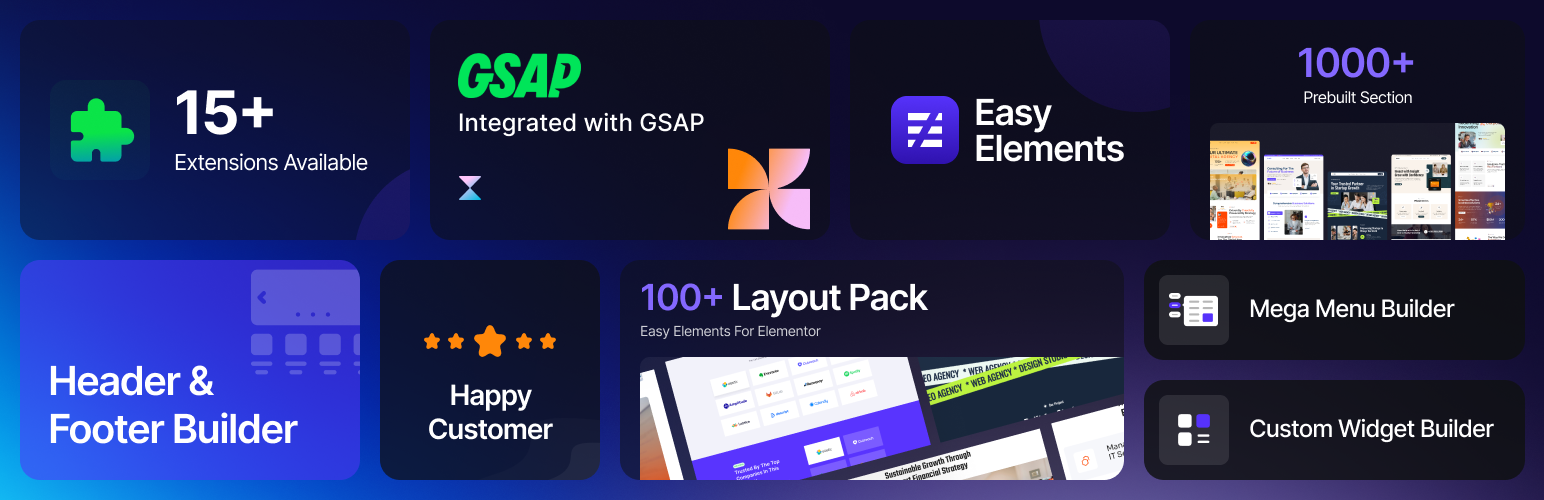 Easy Elements for Elementor – Addons & Website Templates