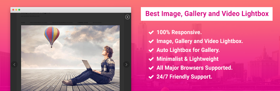 Easy Lightbox – Image, Gallery and Video Lightbox for WordPress