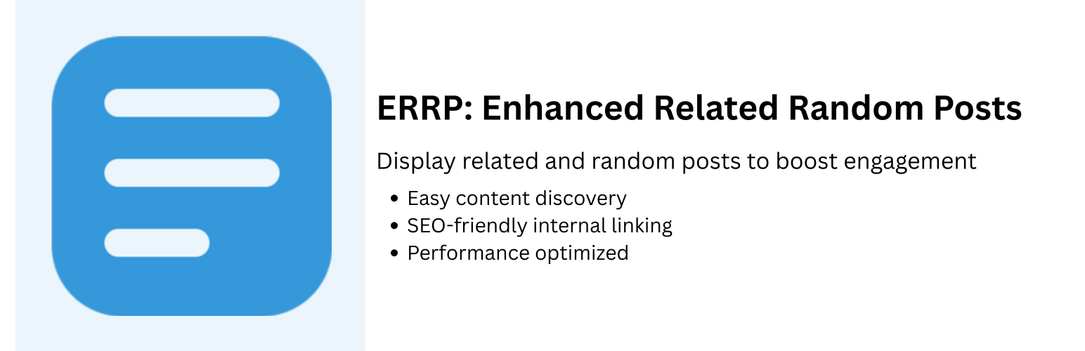 ERRP: Enhanced Related Random Posts