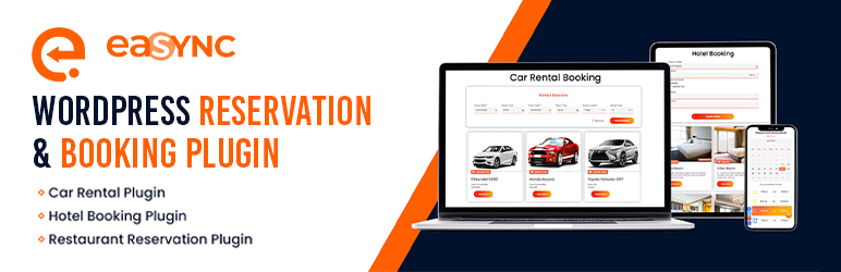 eaSYNC Booking – Hotels, Restaurants & Car Rentals