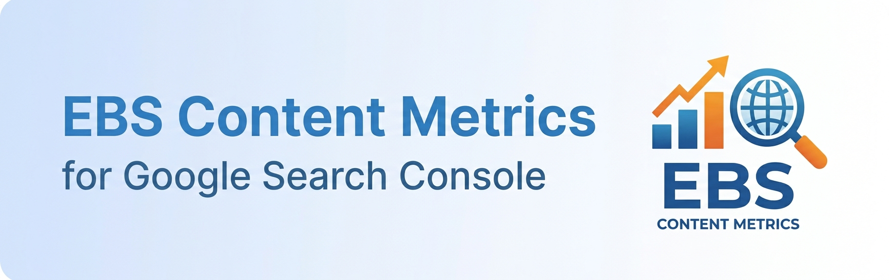 EBS Content Metrics for Google Search Console