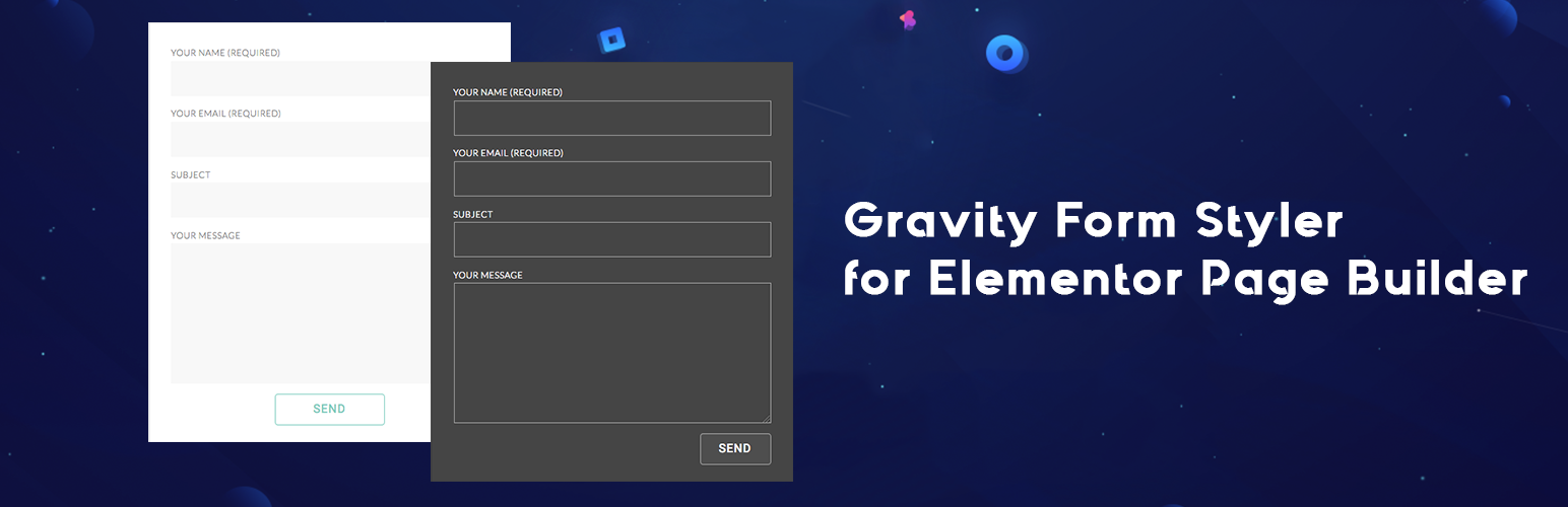 Gravity Forms styler for Elementor Page Builder