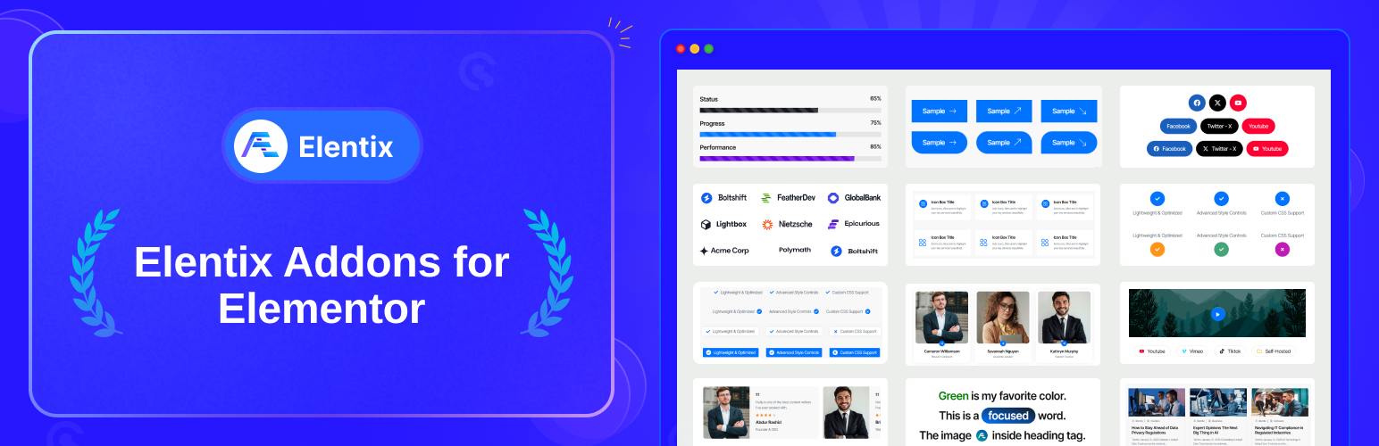 Elentix Addons for Elementor