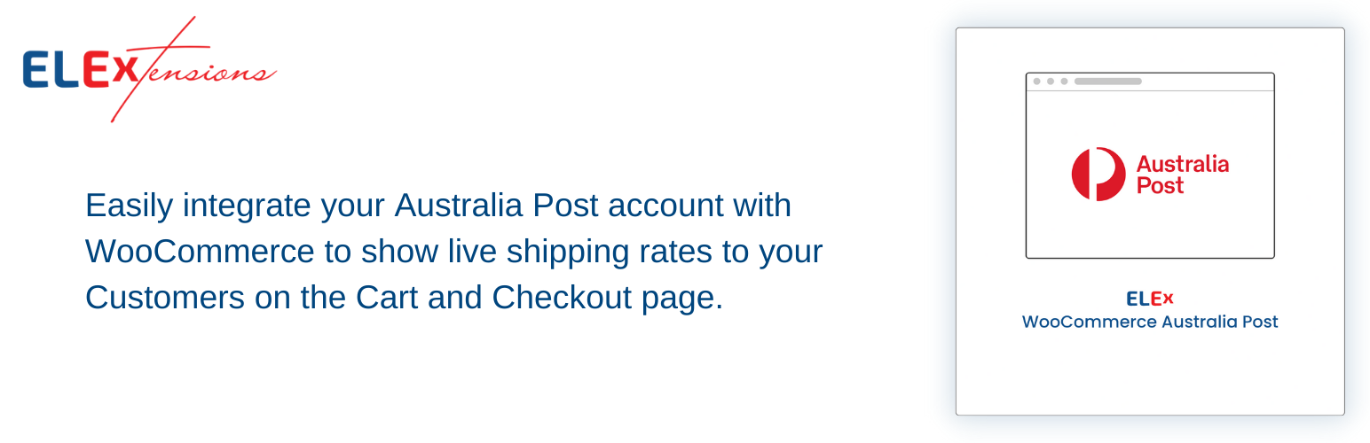 ELEX WooCommerce Australia Post Shipping