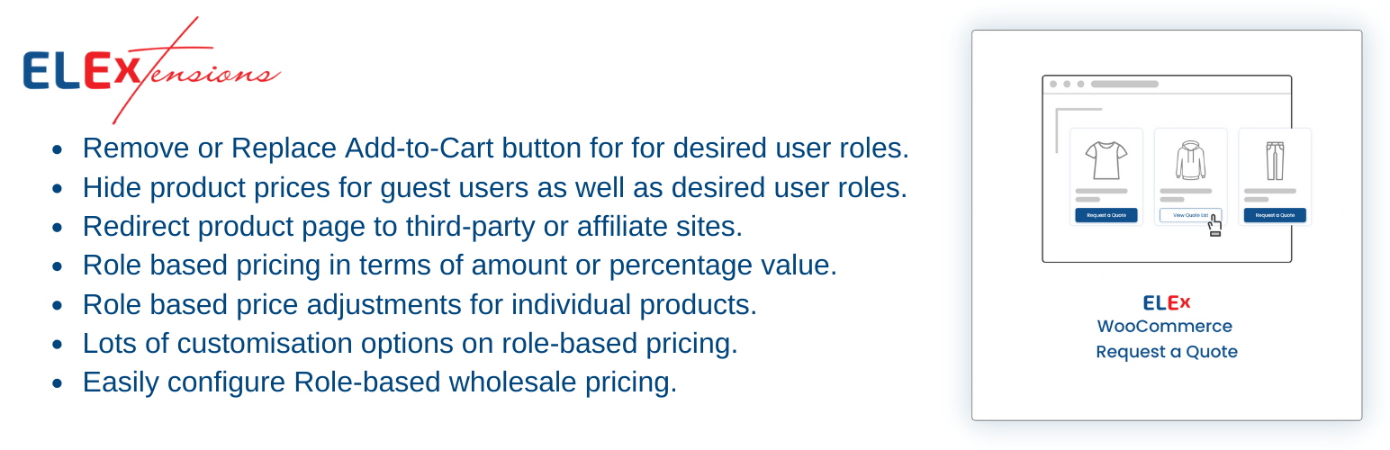 ELEX WooCommerce Role Based Pricing