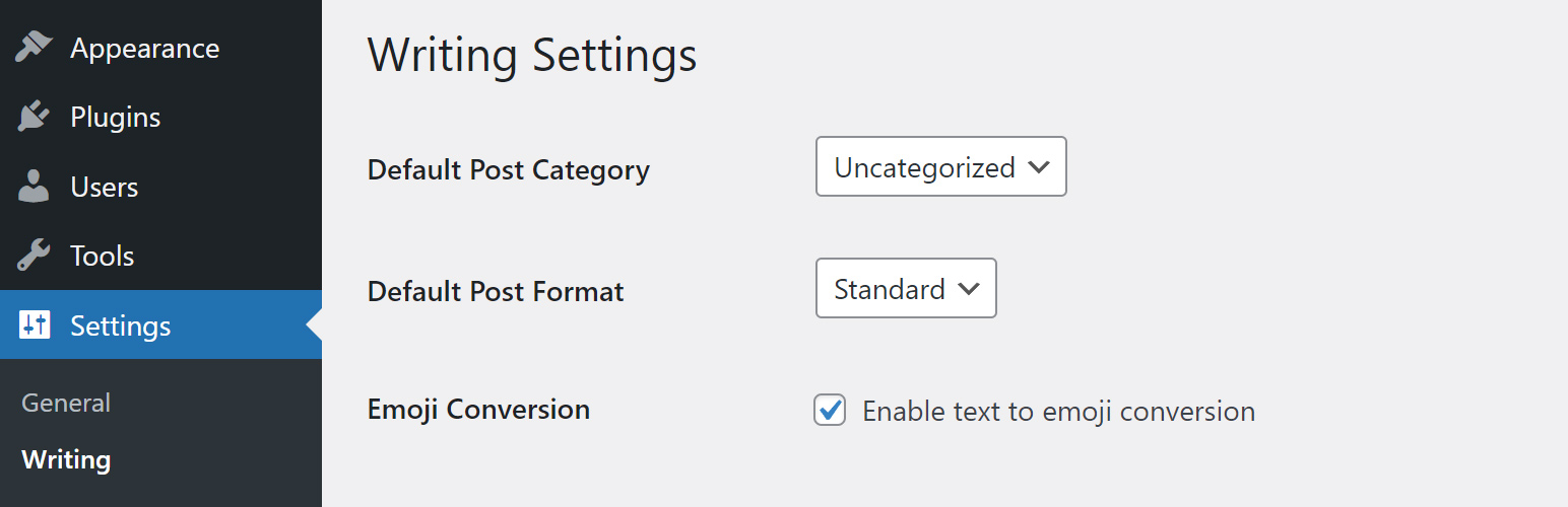 Emoji Settings