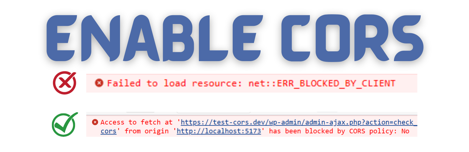 Enable CORS