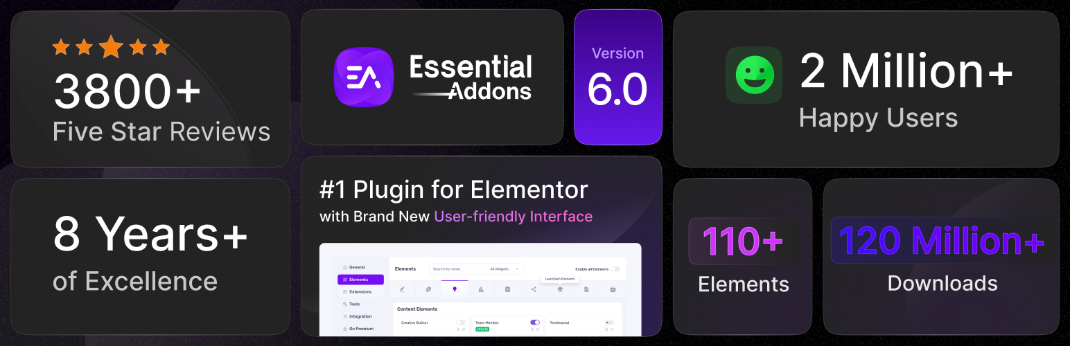 Essential Addons for Elementor – Popular Elementor Templates & Widgets