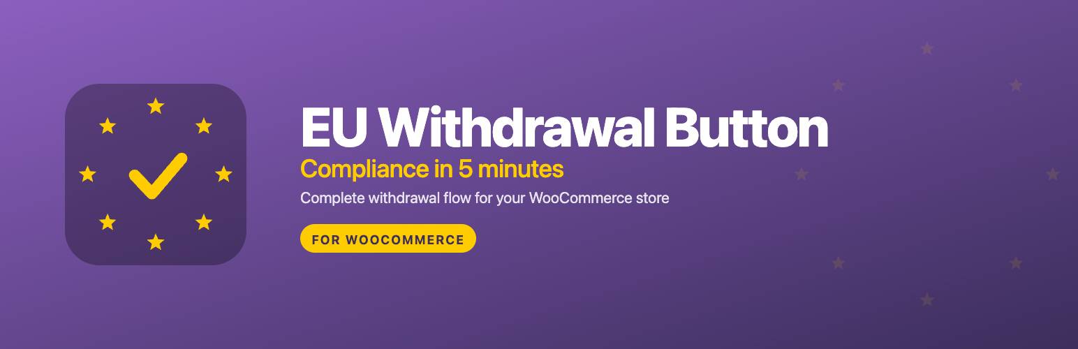 EU Withdrawal Button for WooCommerce