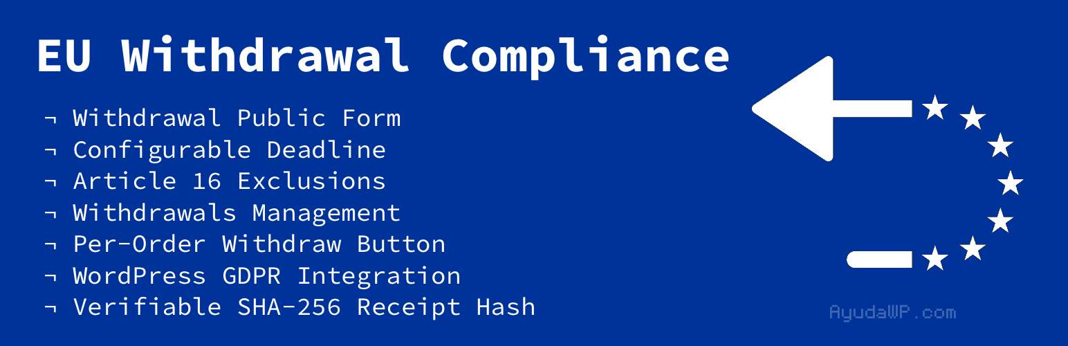 EU Withdrawal Compliance