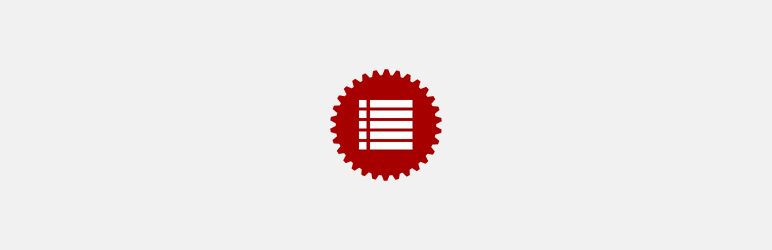 Admin Menu & Widget Manager