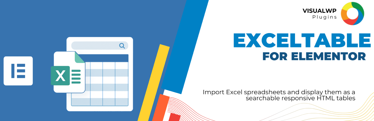 ExcelTable for Elementor