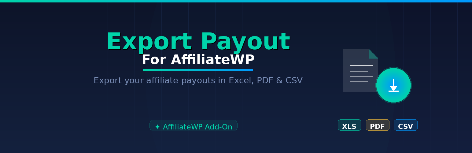 Export Payout For AffiliateWp