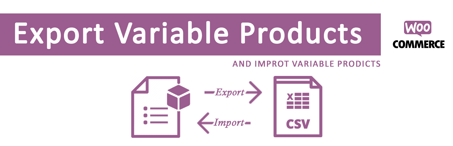 Export Variable Products