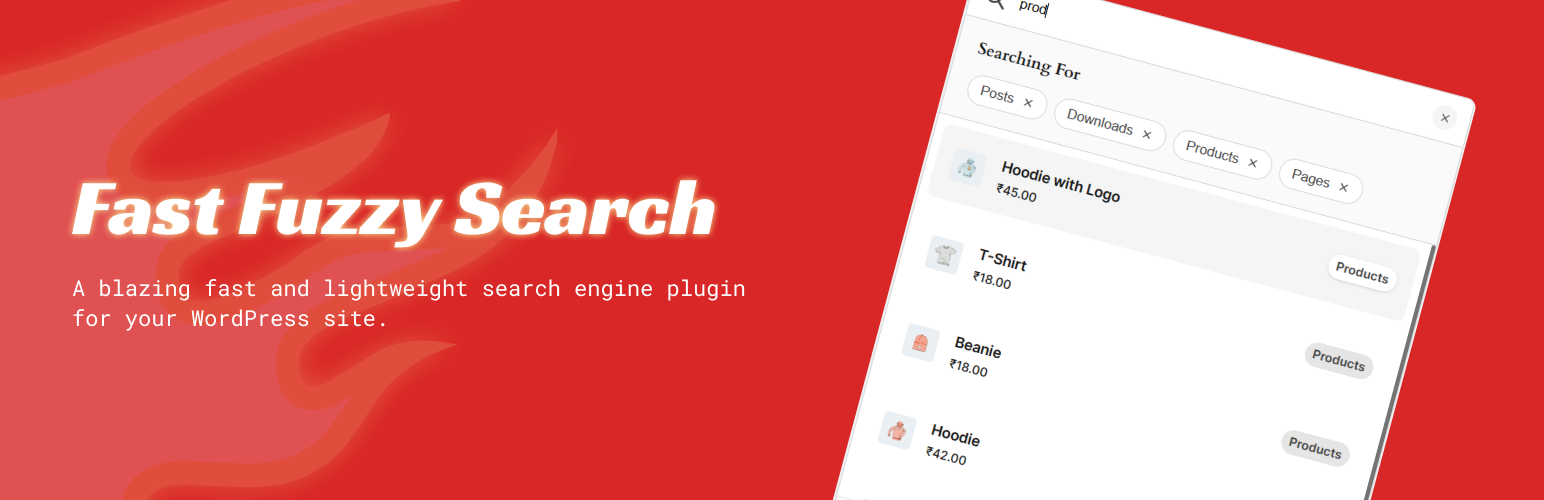 Fast Fuzzy Search – WordPress & WooCommerce Live Search
