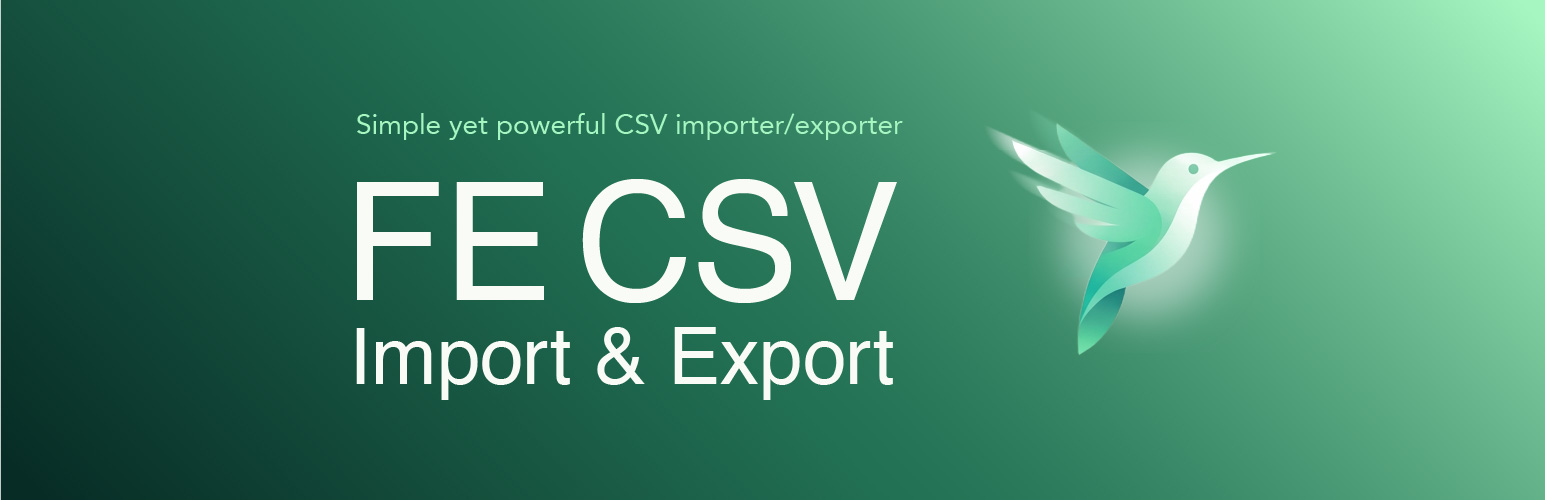 FE CSV Import & Export