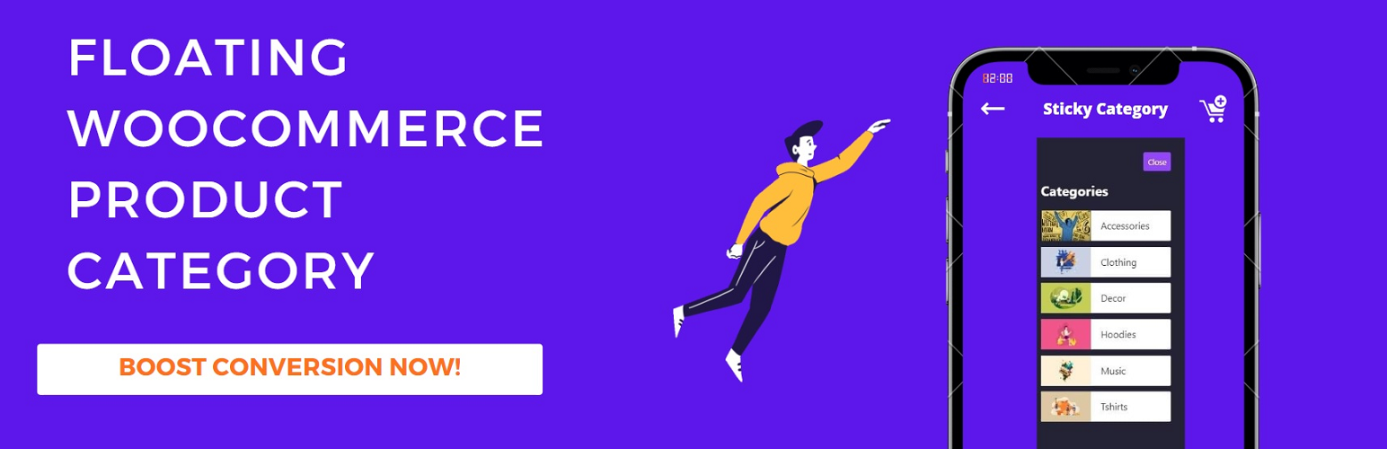 Floating Product Category for WooCommerce