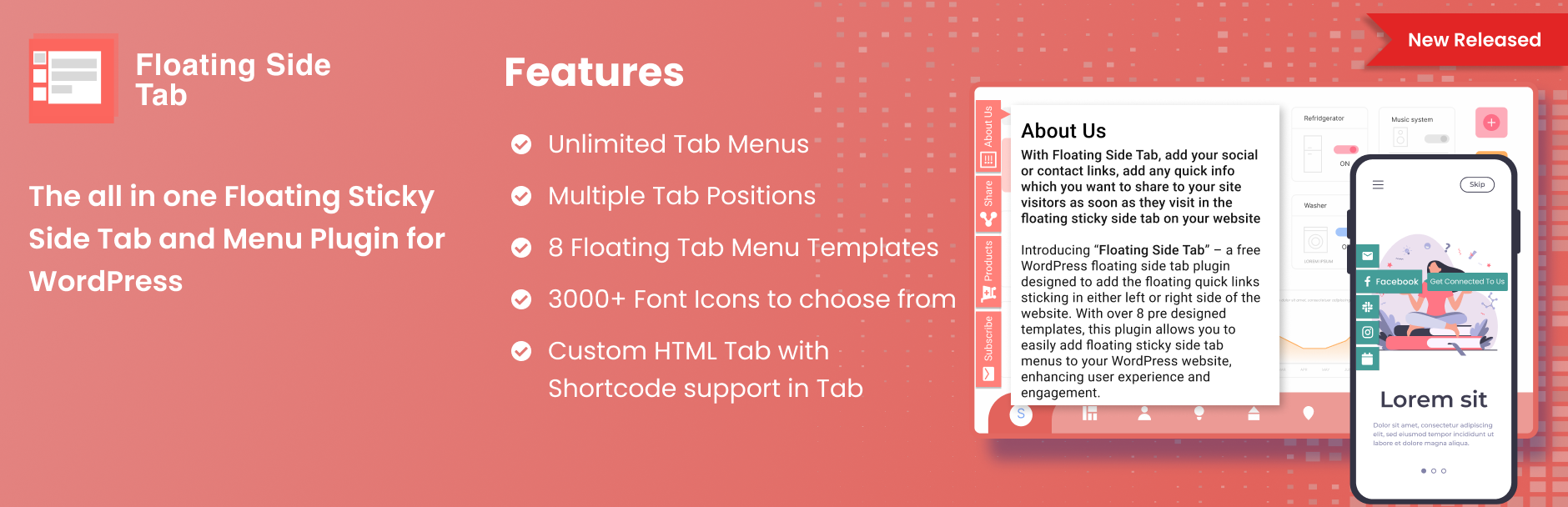Floating Side Tab