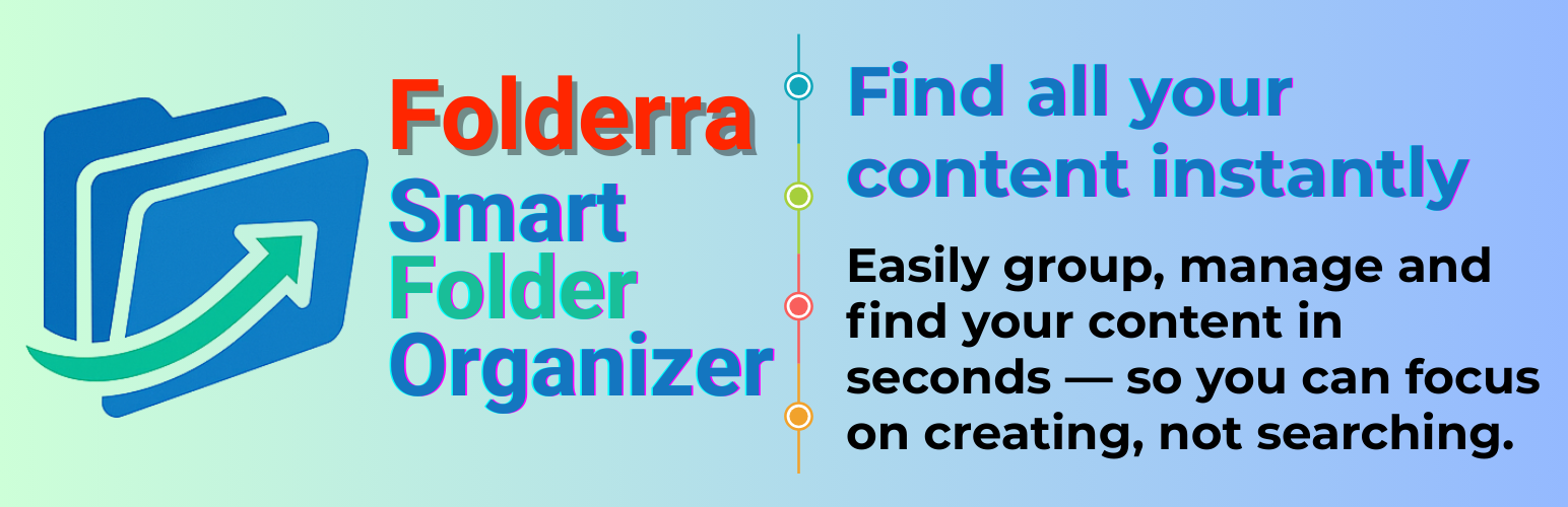 Folderra – Smart Folder Organizer for WordPress Pages & Posts