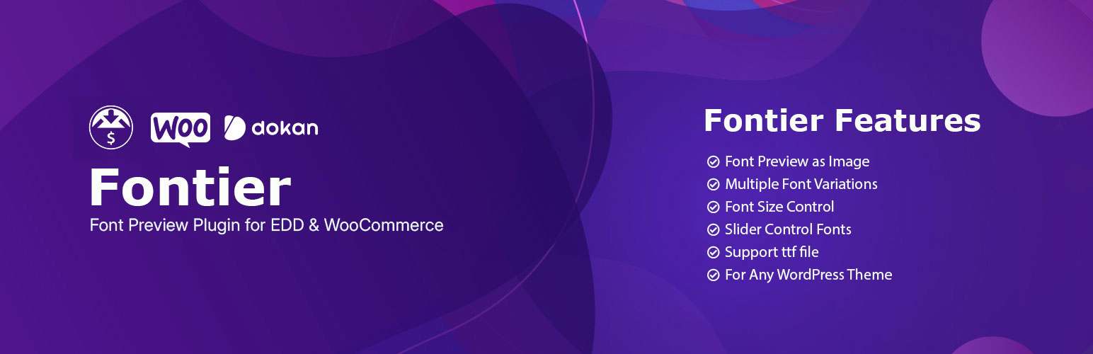 Fontier – Font Preview Plugin for Easy Digital Downloads, WooCommerce, and Dokan