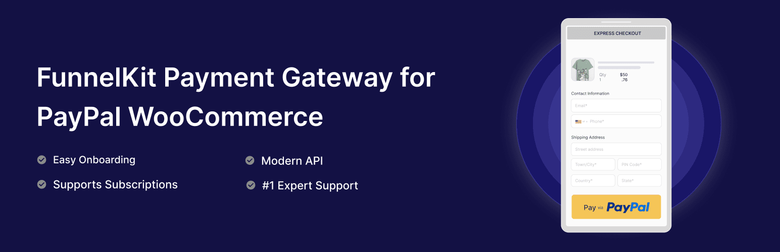 FunnelKit Payment Gateway with PayPal for WooCommerce