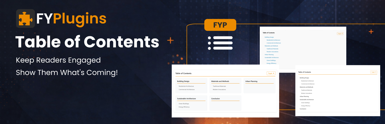 FYP Table of Contents – Automatic TOC Generator for Better SEO & Navigation