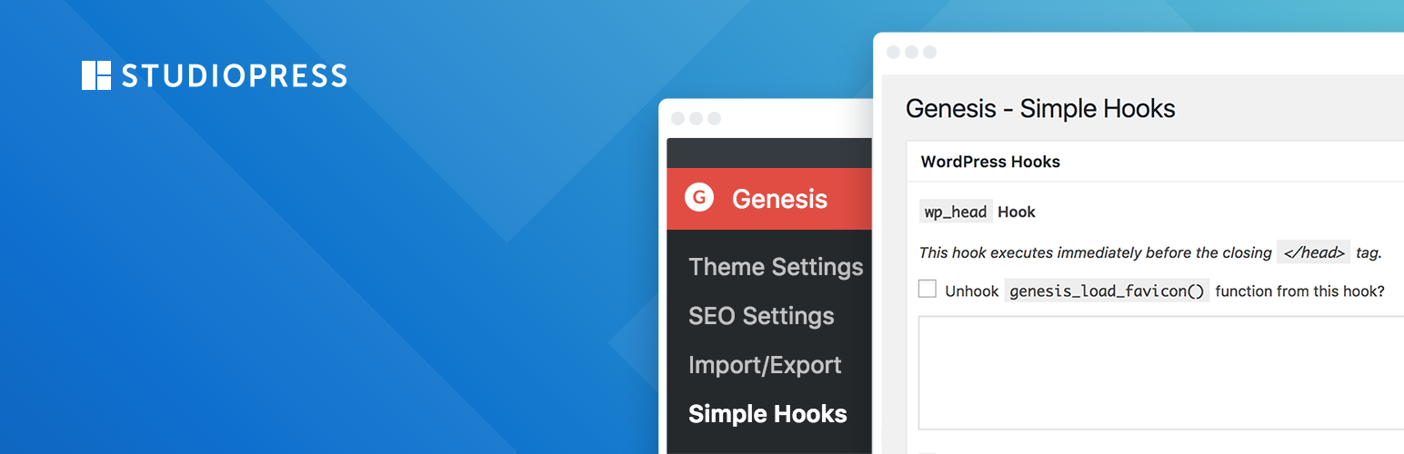 Genesis Simple Hooks
