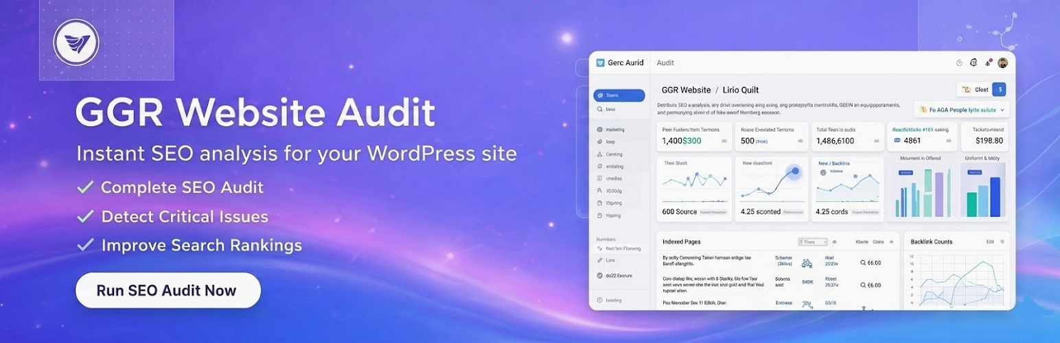 SEO Audit & Analyzer by GGR