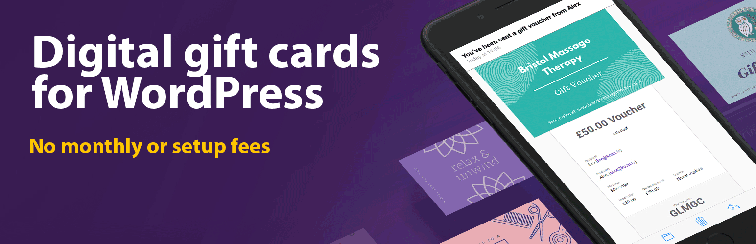 Gift Up Gift Cards for WordPress and WooCommerce