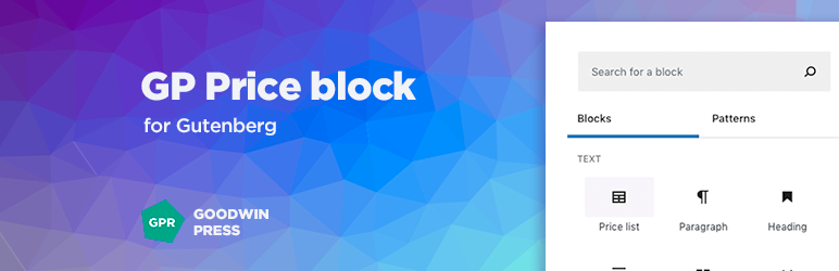 GP Price block