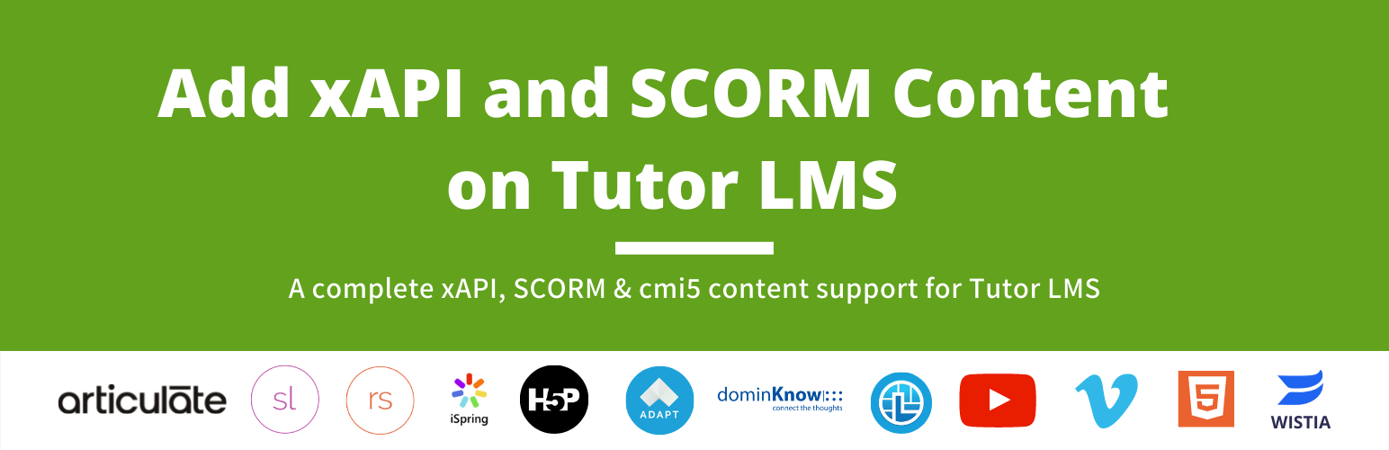 Experience API for TutorLMS by GrassBlade