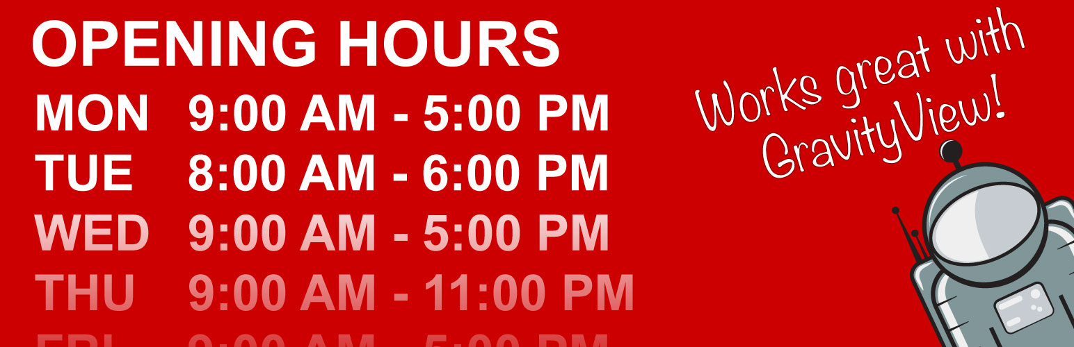 Gravity Forms Business Hours by GravityView