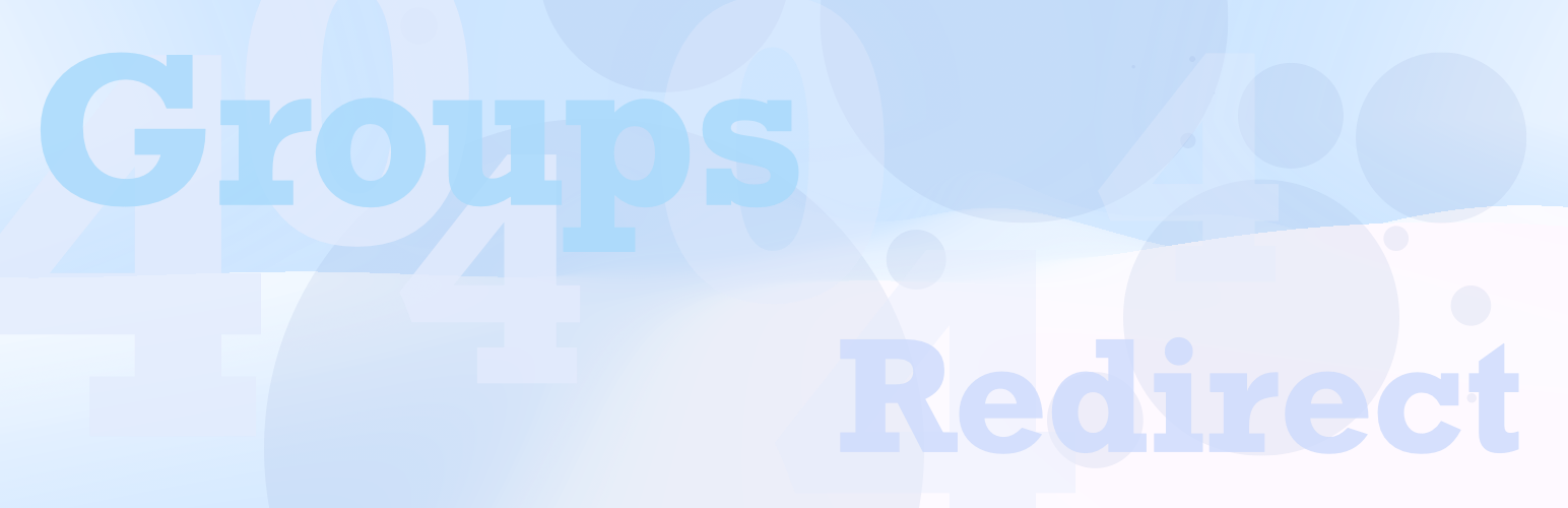 Groups 404 Redirect