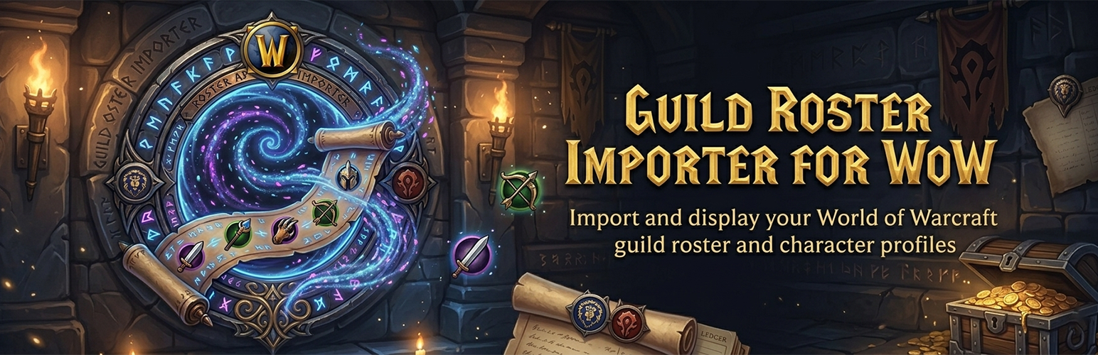 Guild Roster Importer for WoW