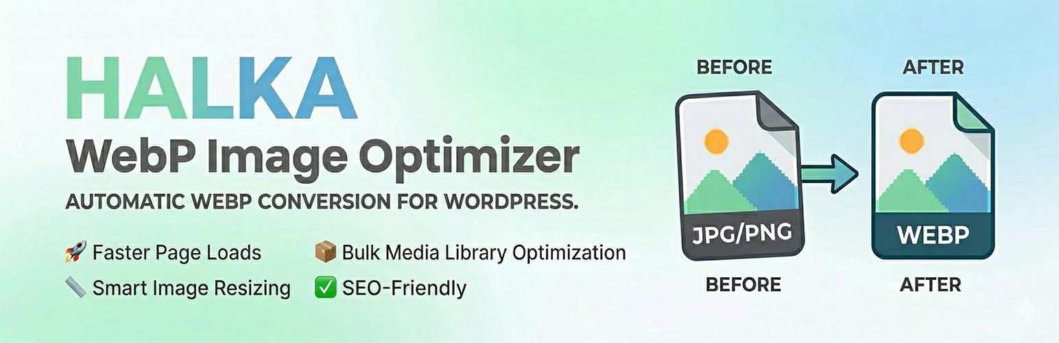 Halka WebP Image Optimizer