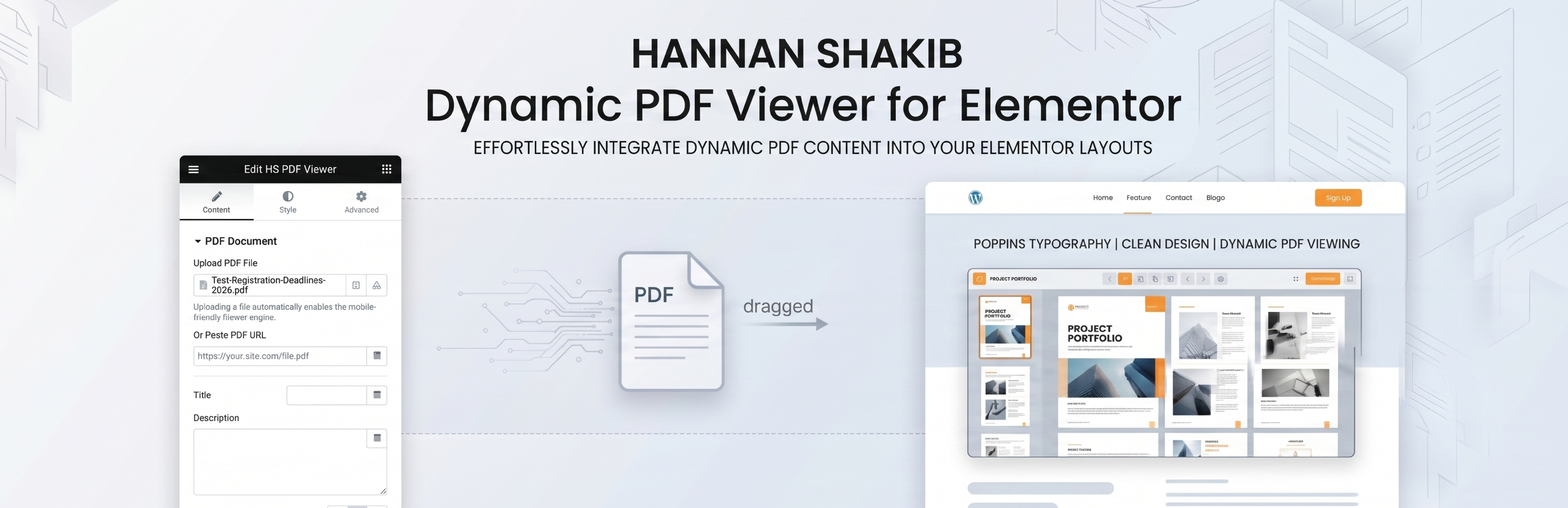 Hannan Shakib Dynamic Pdf Viewer for Elementor