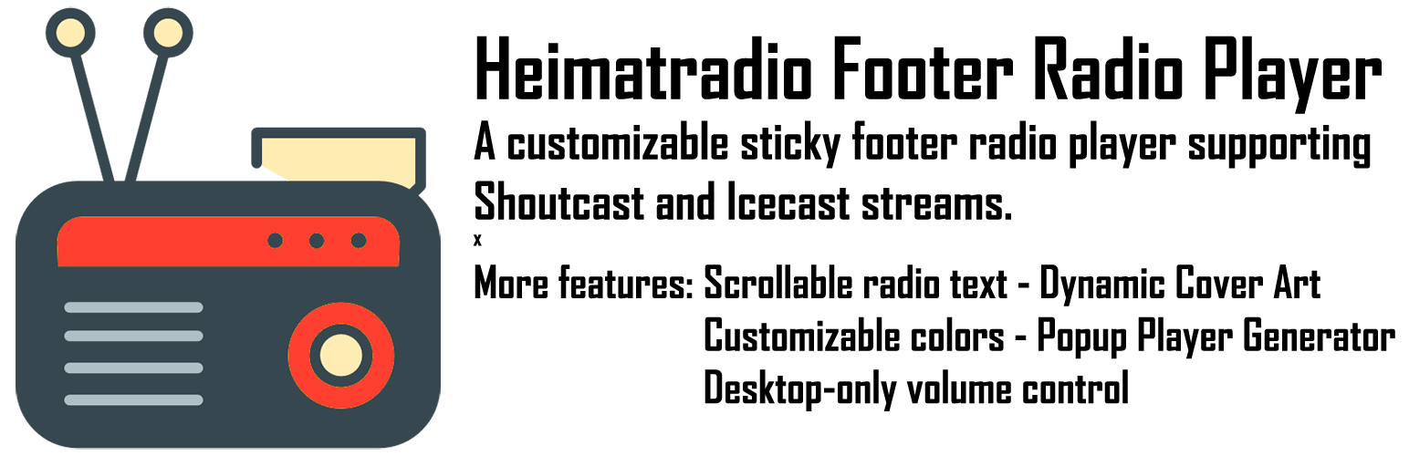 Heimatradio Footer Radio Player