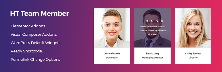 WP Team – WordPress Team Member Plugin