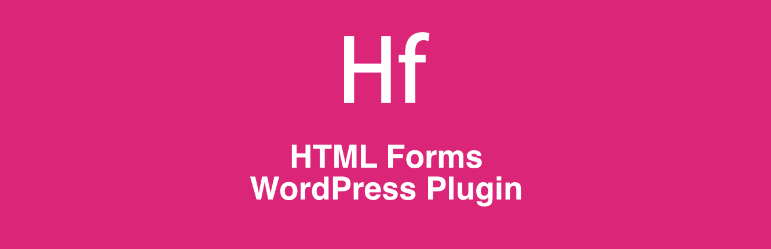 HTML Forms – Simple WordPress Forms Plugin