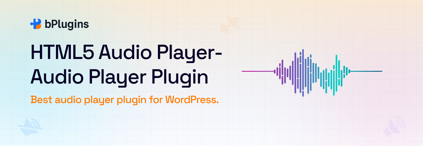 HTML5 Audio Player – The Ultimate No-Code Podcast, MP3 & Audio Player