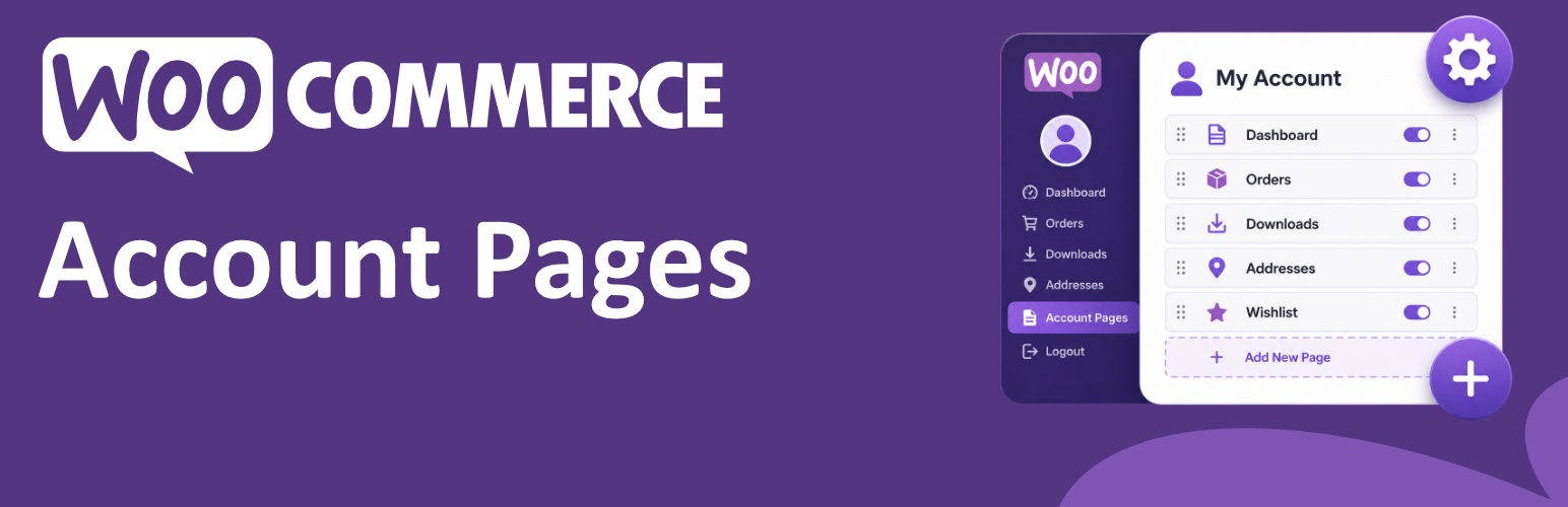 Custom My Account Pages for WooCommerce