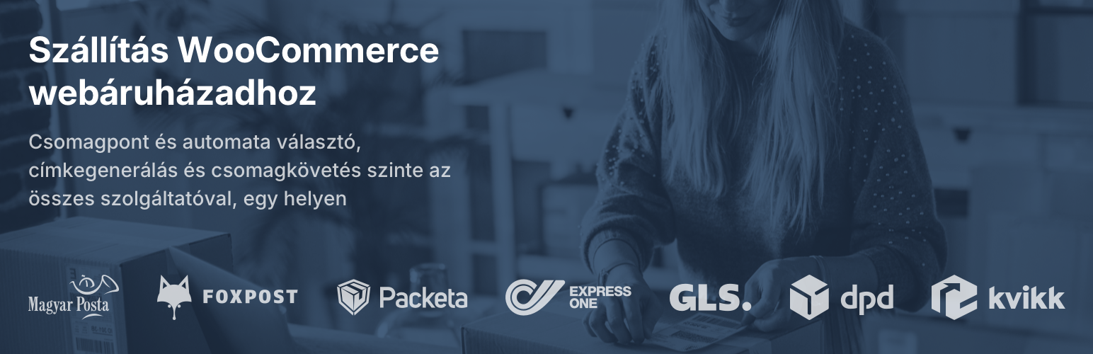 Csomagpontok és Címkék WooCommerce-hez