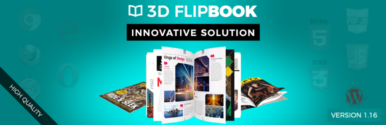 3D FlipBook – PDF Embedder, PDF Flipbook Viewer, Flipbook Image Gallery