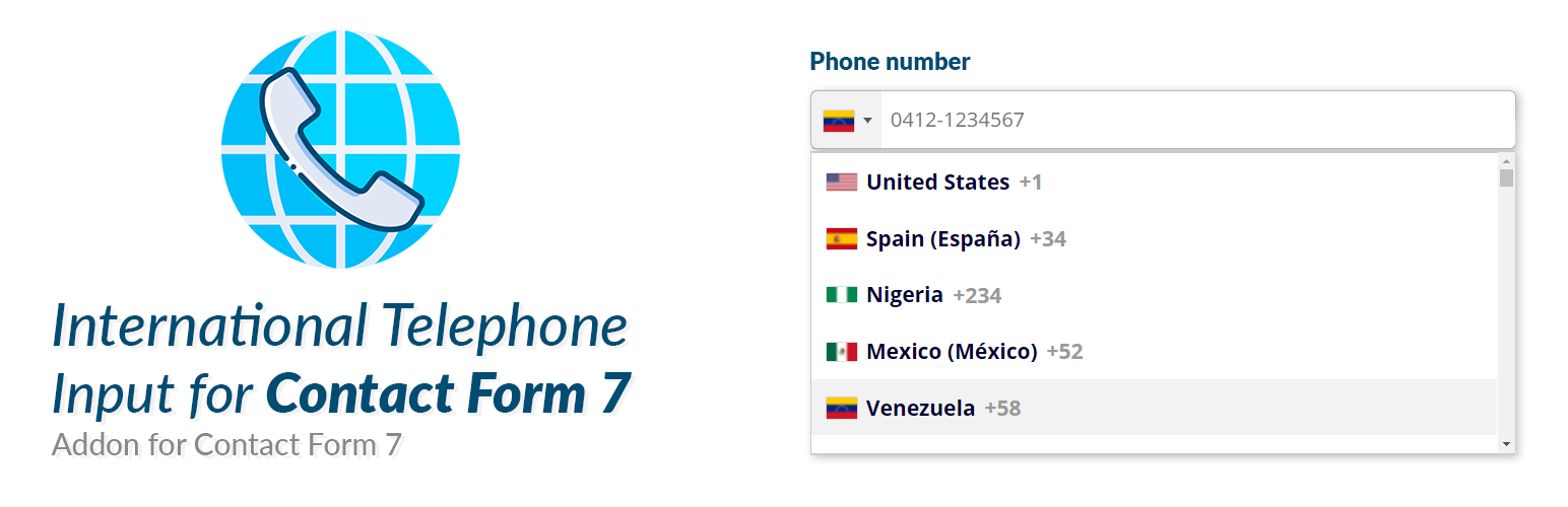 International Telephone Input for Contact Form 7