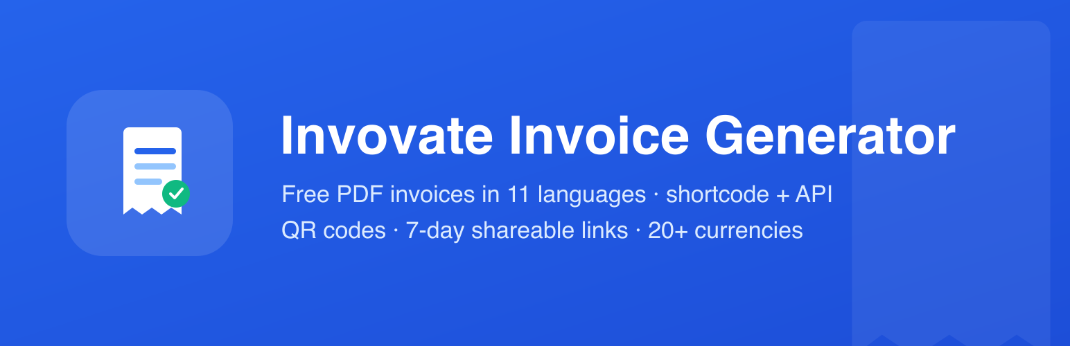 Invovate Invoice Generator