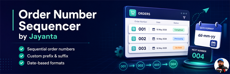 Order Number Sequencer by Jayanta