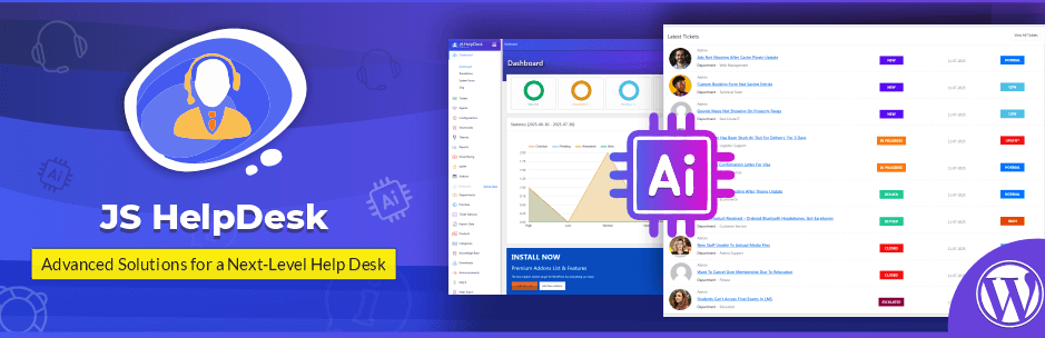 JS Help Desk – AI-Powered Support & Ticketing System